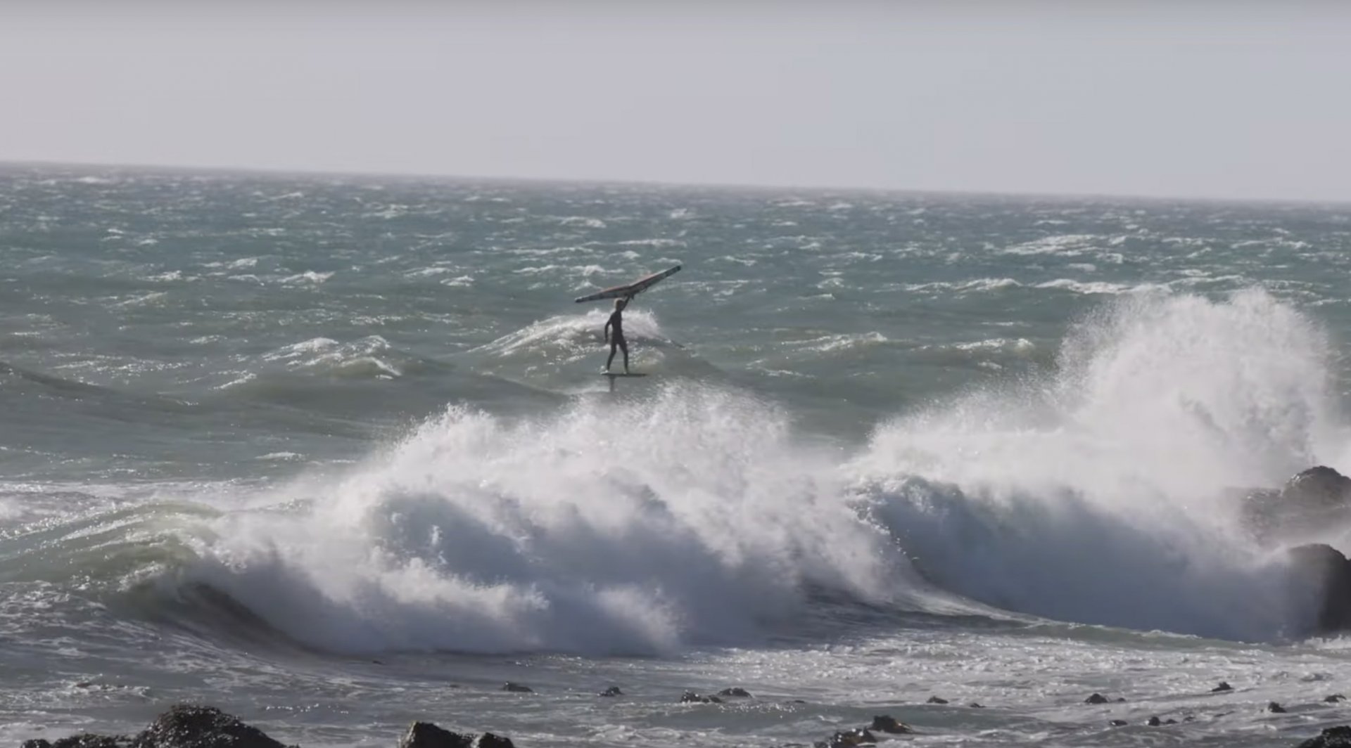 HIGH SPEED DOWNWIND WING SURF SESSION // 4K