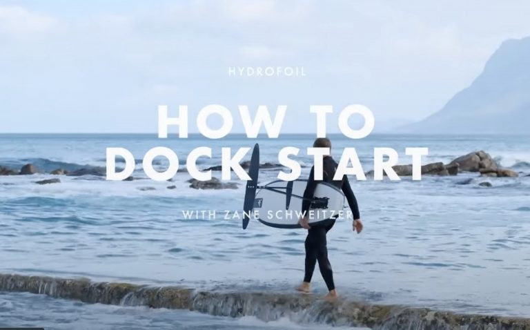 How To Dock Start on a Hydrofoil with Zane Schweitzer.