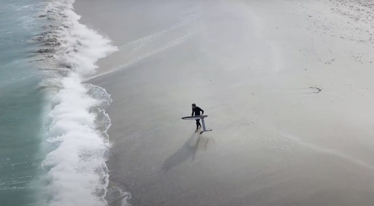 How To Beach Start on a Hydrofoil with Zane Schweitzer.