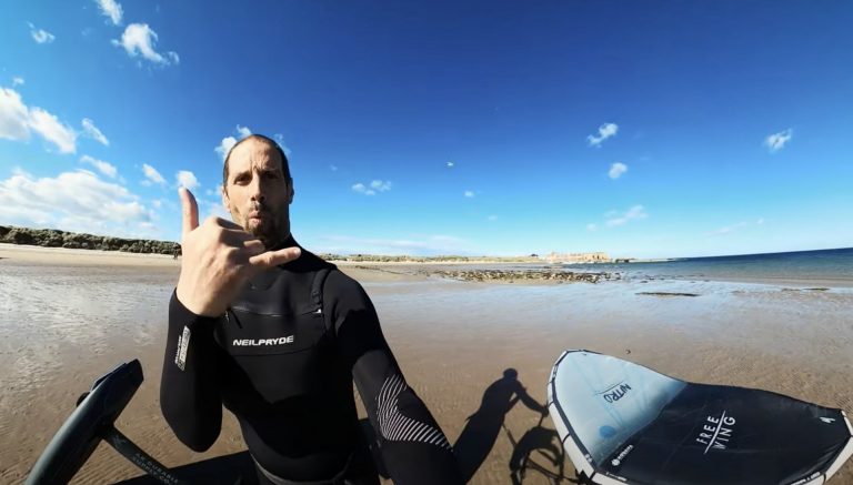 [4K HD] Airush/Starboard Nitro - Offshore session at Beadnell