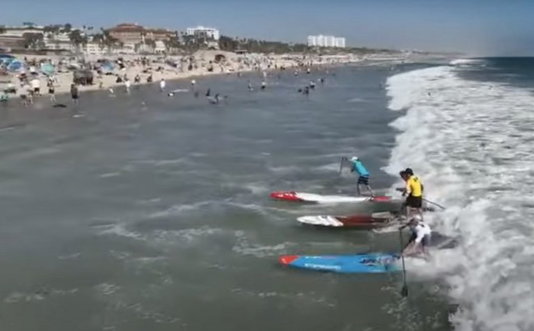 It's Over When Connor Says Over | Sprint Race | APP US Open of SUP Santa Monica Pier