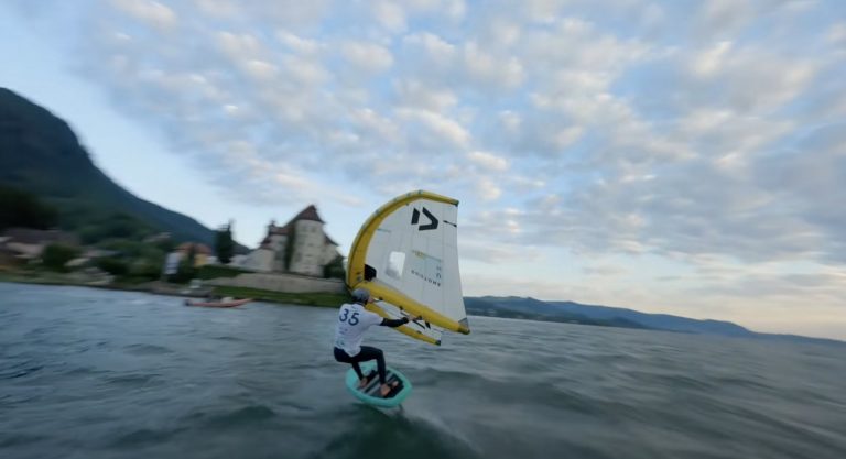 A lap around home - wingfoil racing in Austria