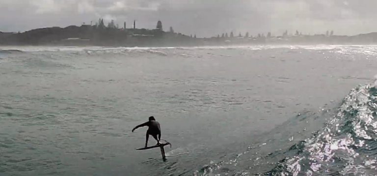 Tow-foil Surfing In Australia - Adam Bennetts