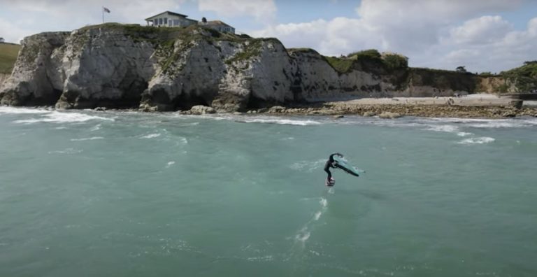 HOME SPOT WING FOIL - Court In The Act #freeride VLOG