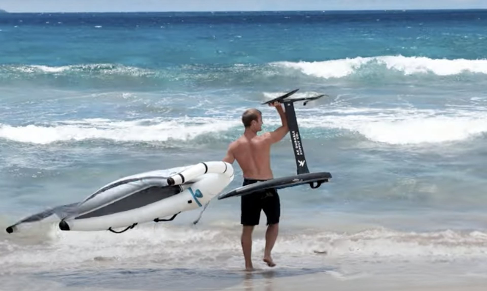 Waterman Zane Schweitzer Wing Foiling The West Side Of Maui