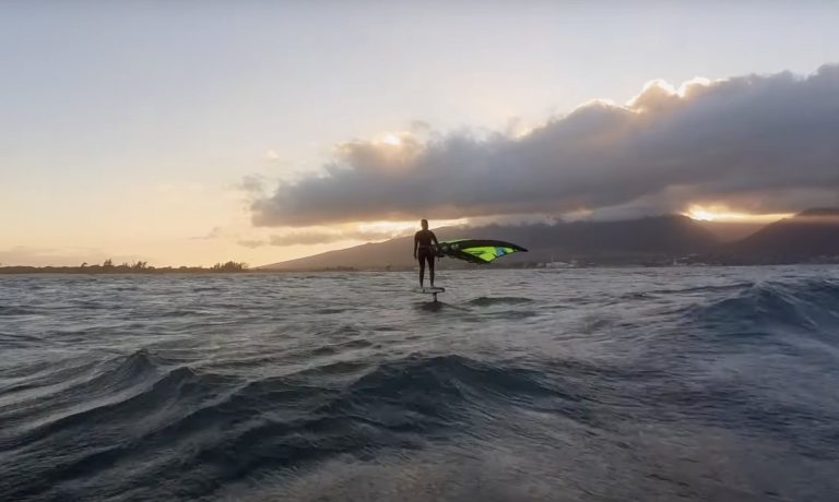 We saved the best for last - Golden hour winging session on Maui