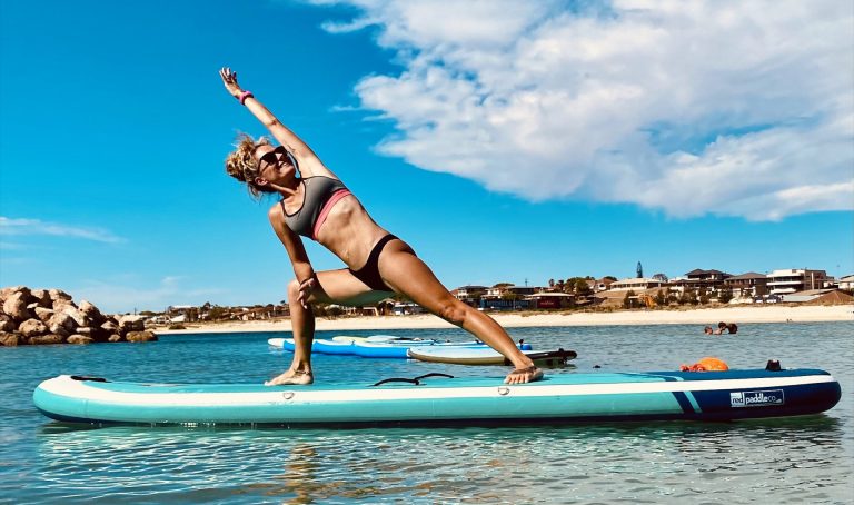 Wing Foiling, SUP and Surf Technique - Utthita Parsvakonasana / Extended side angle pose