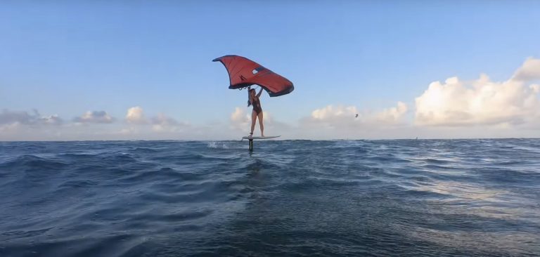 Sunset wing session with Mona and Cash