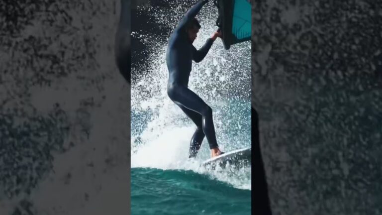 Just send it  #foil #tarifa #mystic #northfoils #wingfoiling #2023 #beach
