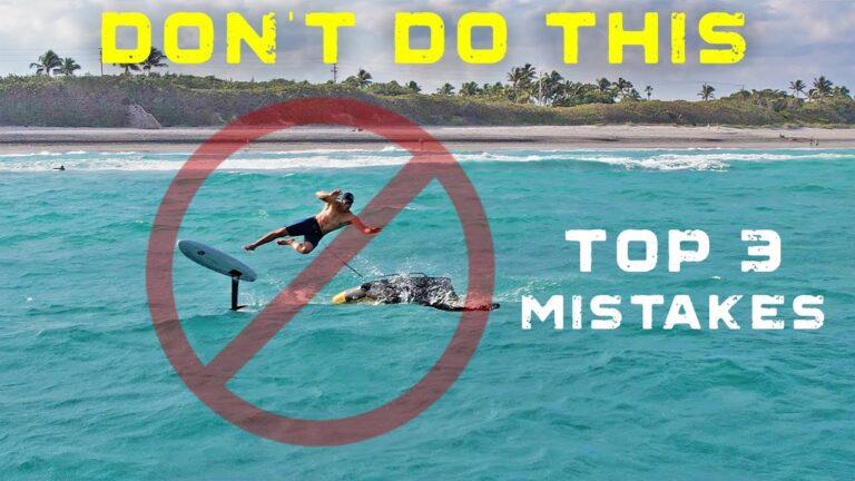 3 mistakes you do when trying to get up on foil | How to Wing Foil