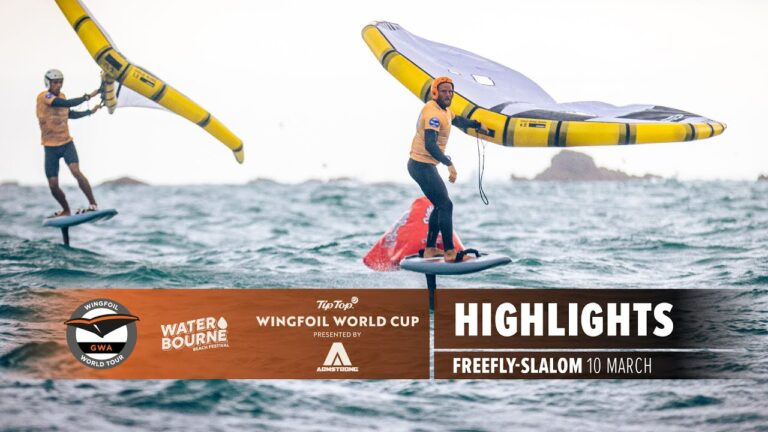 GWA Wingfoil World Cup New Zealand 2023 - Highlight 10 March - FreeFly-Slalom