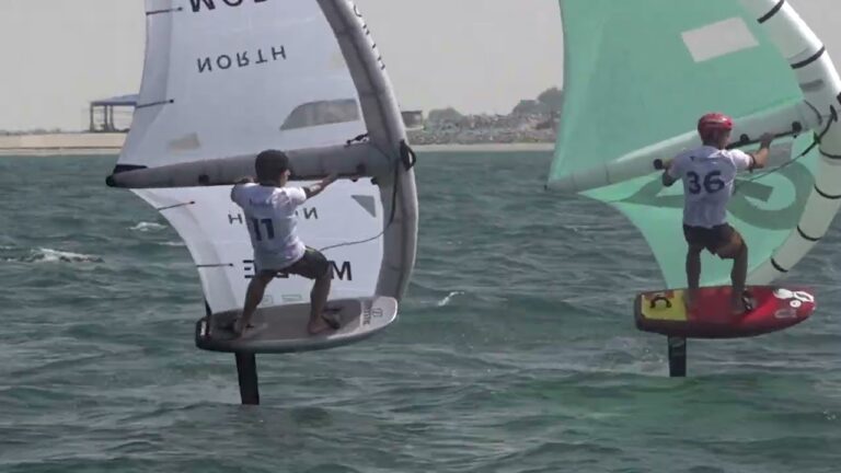 2023 AD Ports Group WingFoil Racing World Cup Abu Dhabi - Skateboarding vs WingFoiling