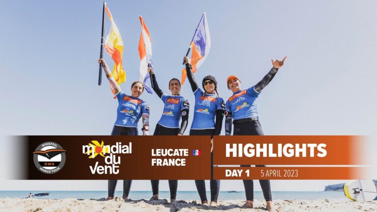 GWA Wingfoil World Cup France | Surf-Freestyle on Day One | Mondial du Vent 2023
