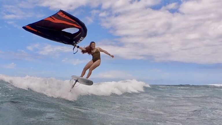 Winging with Mona @ Kanaha Beach, Maui