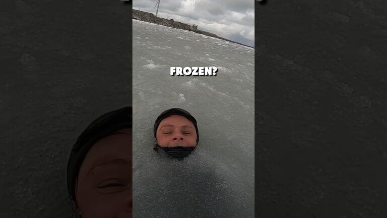 Stand Up Paddling On A Frozen Sea