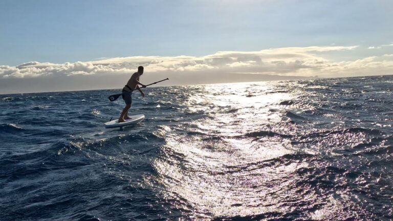 SUP DW with Kai Thompson in Maui