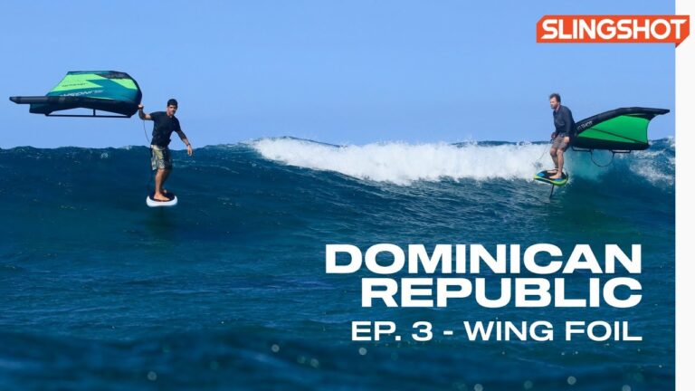 Wing Foiling in waves - Manuel Selman + Sam Light - Dominican Republic EP. 3