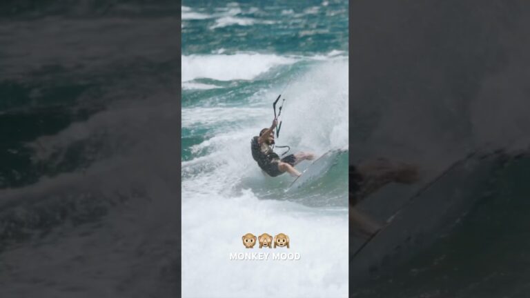Monkey mood kiting and winging in Gran Canaria  #2023 #foil #mystic #northfoils #tarifa #wing