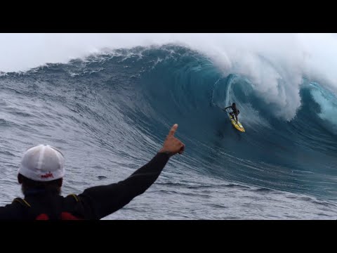 Kai Lenny Stand Up Paddling JAWS - SUP Movie Big Wave Section