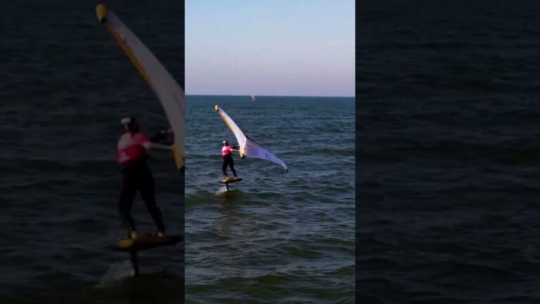 Will Nia win the World Title in the FreeFly-Slalom as well? #gwa #wingfoil #worldchampion #denmark