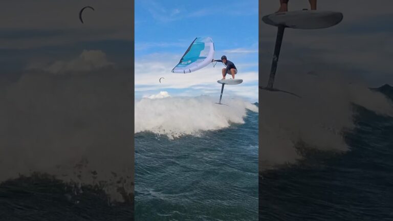 Caught these 2 wing rippers at uppers  #maui #wingfoiling #shorts