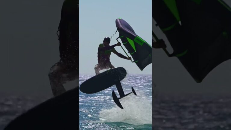 Backmobe to Frontside 3!  #wingfoilworldtour #gwa #worldcup #tarifa