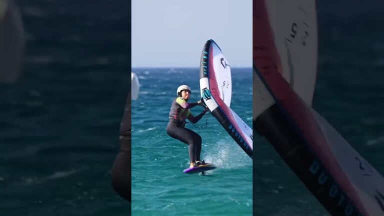 Nia Suardiaz is unstoppable!  #wingfoilworldtour #gwa #wingfoil #tarifa #worldcup