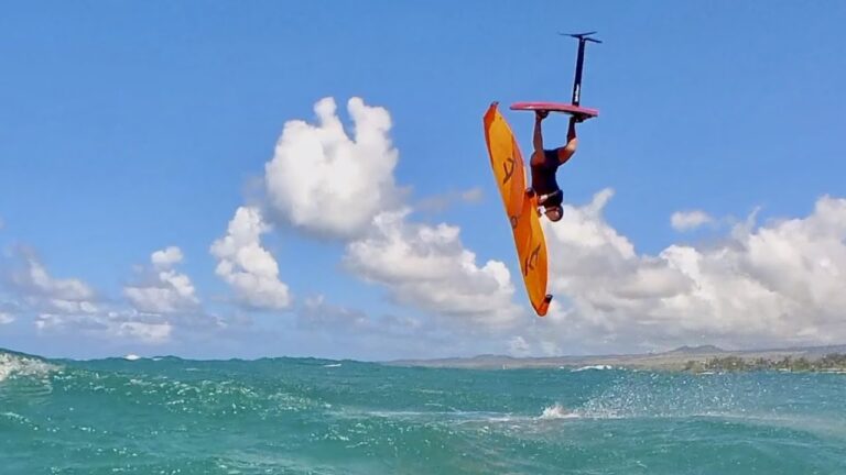 Catching up with Maui wing rippers Andrea and Otis at Uppers