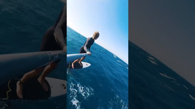 Crazy strong wind sesh in Tarifa #downwind #tarifa
