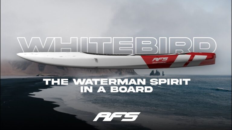 AFS Whitebird, the Waterman Spirit in a board. Introduced by Richard Boudia