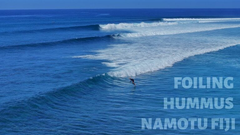 SURF FOILING HUMMUS FIJI
