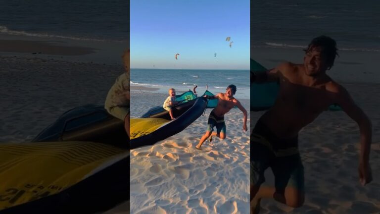 Kid flying with a wing!