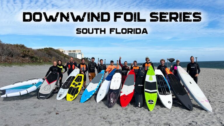 South Florida DOWNWIND FOIL Series | Trial Run