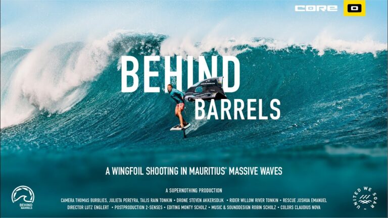 Best Video of 2023 [Nomination] - BEHIND BARRELS – A Wingfoil Shooting in Mauritius' Massive Waves