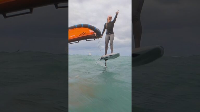 Trade winds are finally back, let’s go winging ‍️#maui #wingfoil #shorts