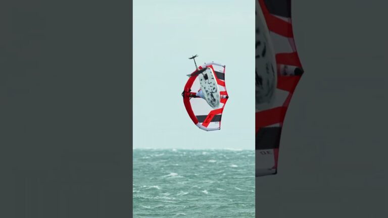 Alan Fedit taking it easy #leucate #wingfoilworldtour #gwa #wingfoiling