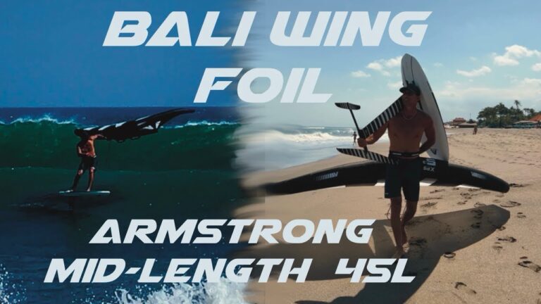 Bali Wing Foiling New Armstrong 45L mid length board(review)