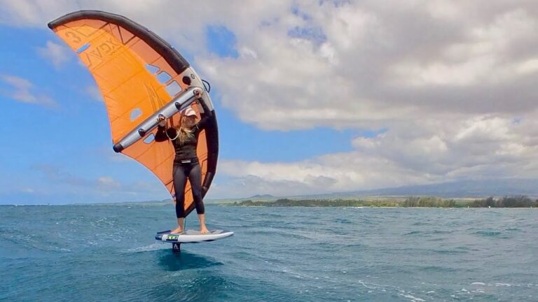 Solid trade winds make for a great day of winging