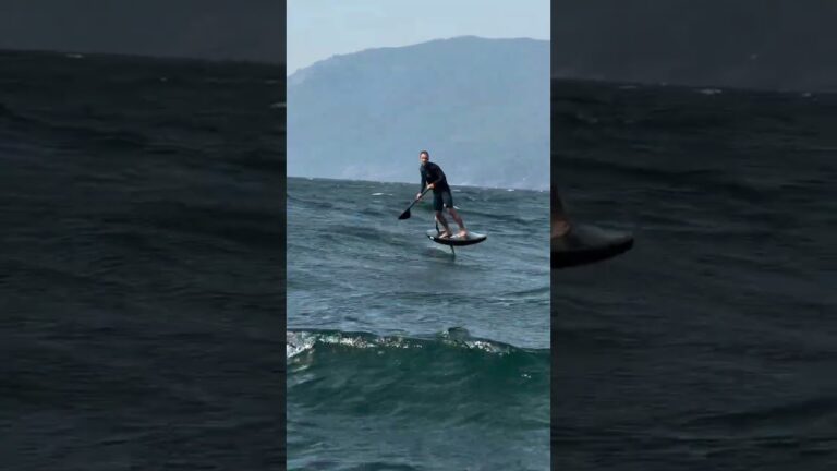 Testing the new AFS 750 Ultra foil #foiling