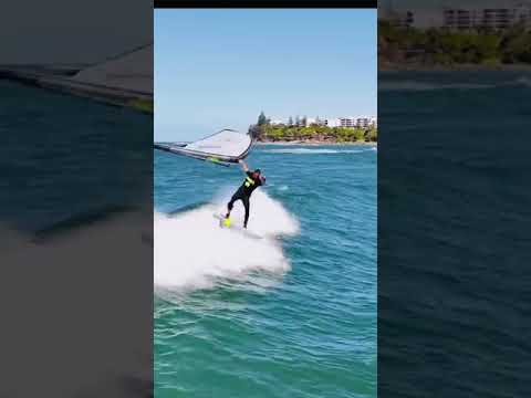 Kiran Verma | #sabfoil #wingfoiling #wingfoil #wingsurf #sunshine #drones #ocean #surf #italianfoil