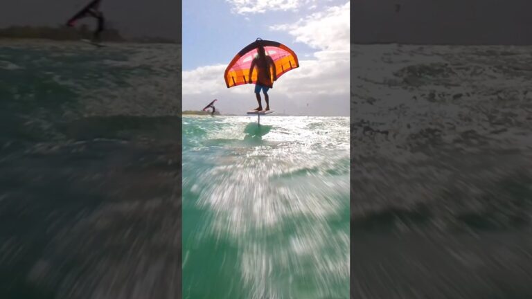 Foiling with the Big Dawg #wingfoil #maui #shorts