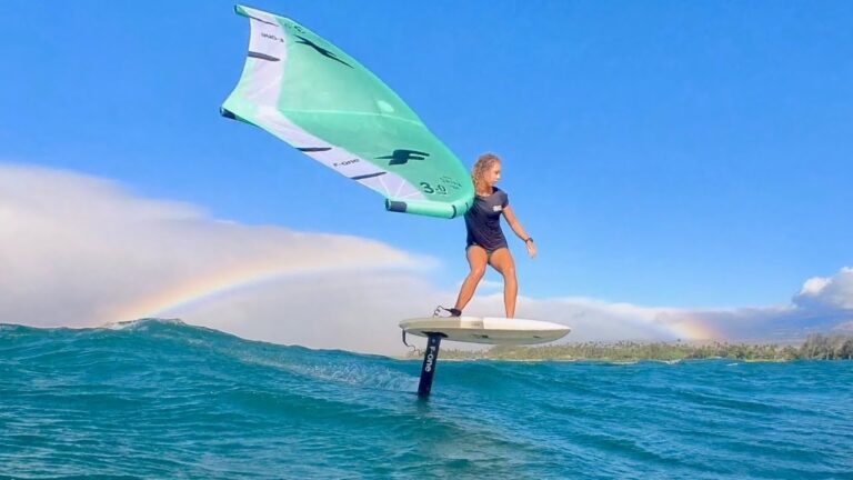 Wind, wings & double rainbows in Maui