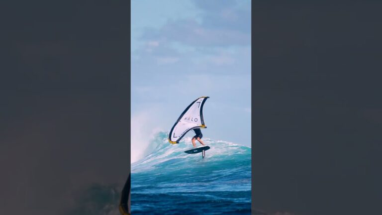 Raw Power in Mauritius: Dylan Wichmann's Epic Wave Challenge with Halo Pro #WingfoilingAdventure