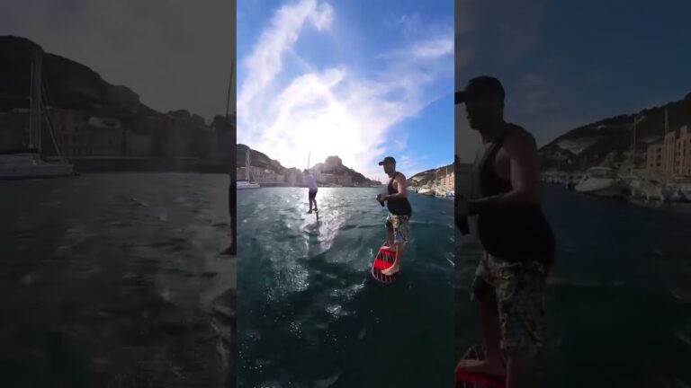 Kitetrackerronny | Speed comparison Leviathan 1350 vs Leviathan Pro 1360 in the port of Bonifacio