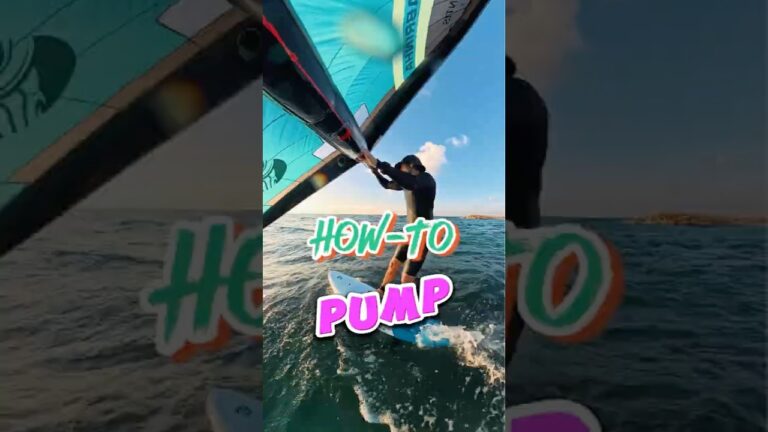 Wingfoil Pump - Pumping - Start riding in Low Wind - How To - Tutorial