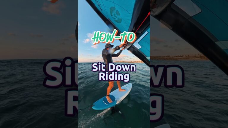 How To - Sit Down Riding - Wingfoil - Wingfoiling Tutorial