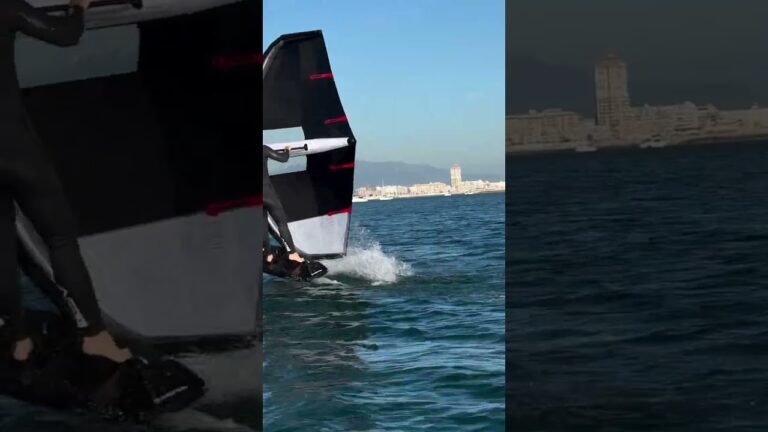 Giulio Gasperini | Starting from the boat #wingfoil #sabfoil #italianfoil