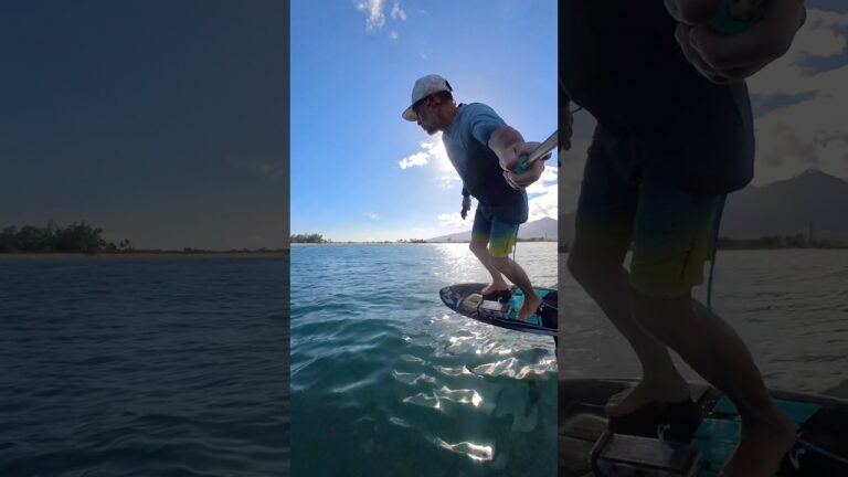 Up for some foiling ? Let’s do it #foiling #maui #foildrive #shorts