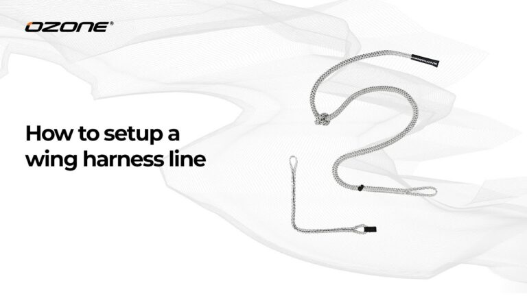 How to set up a Harness line to your Ozone Wing