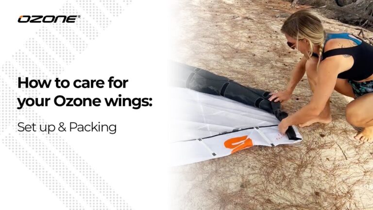 How to care for your Ozone wings: set up and easy packing